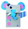 Paper Bag Puppets Kids Art and Craft Activity Multicolor, includes 5 colored bags, 270 stickers and paper shapes, glue stick and easy picture instructions